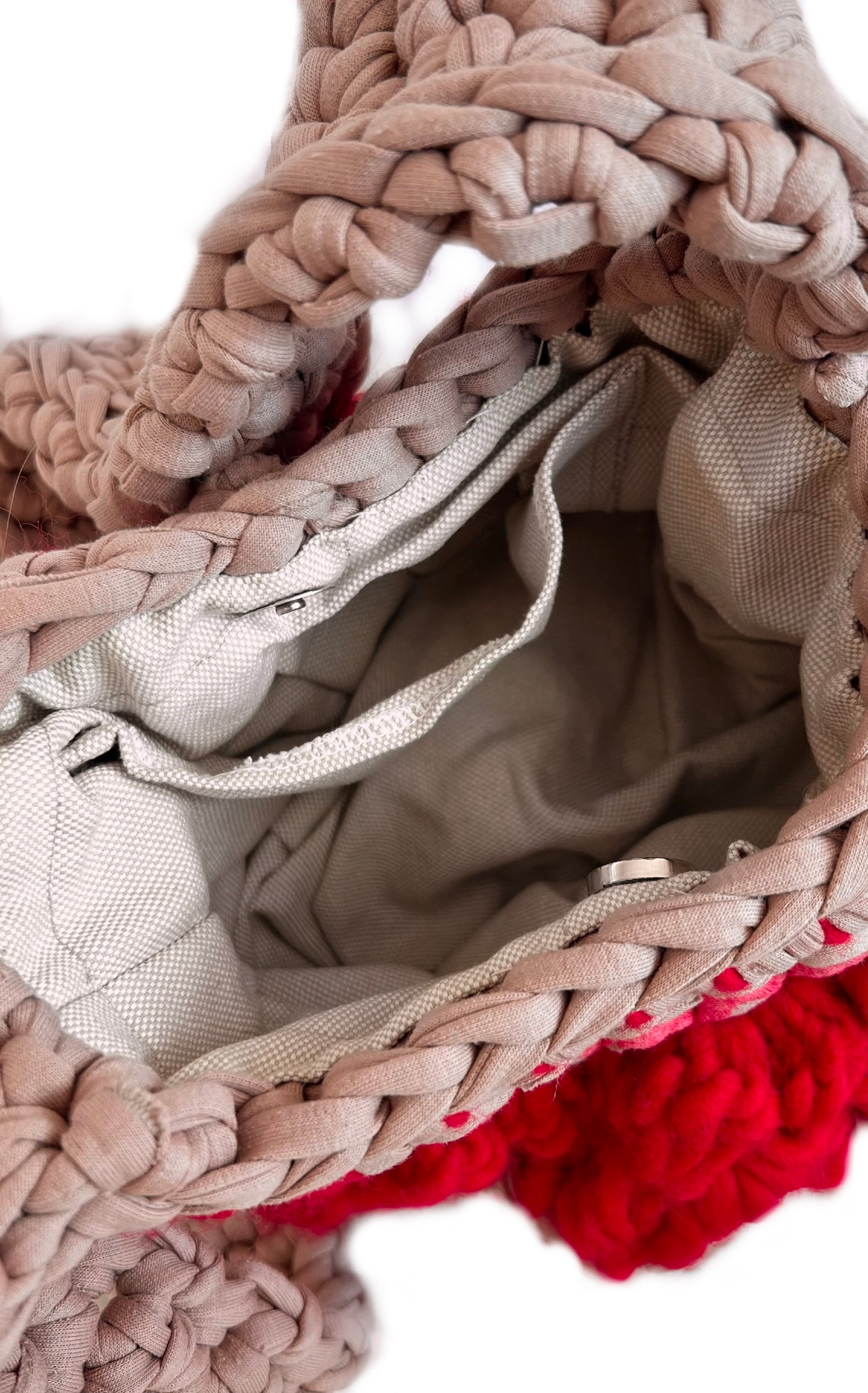 Red Bucket Bag