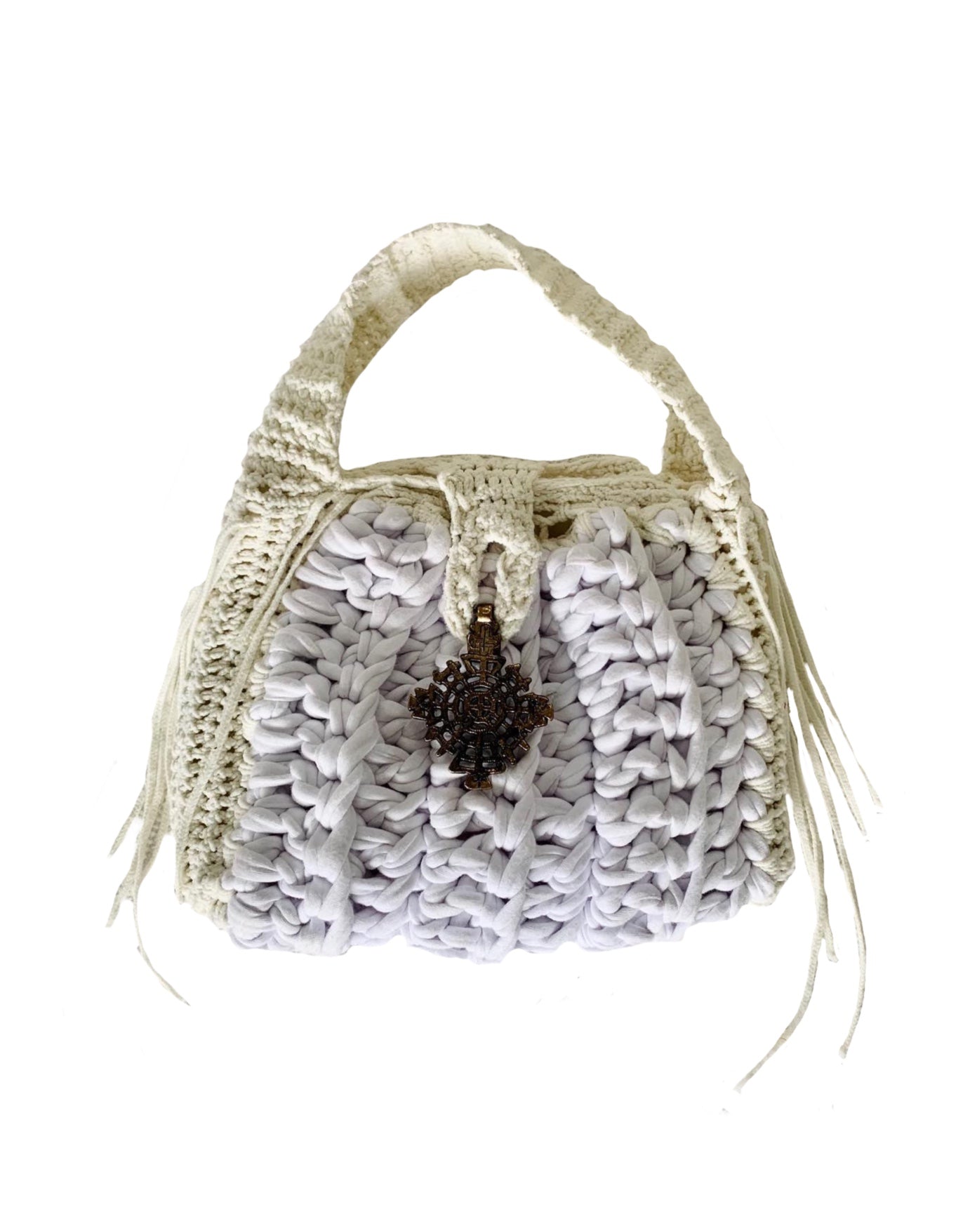 Suede Fringe Handbag