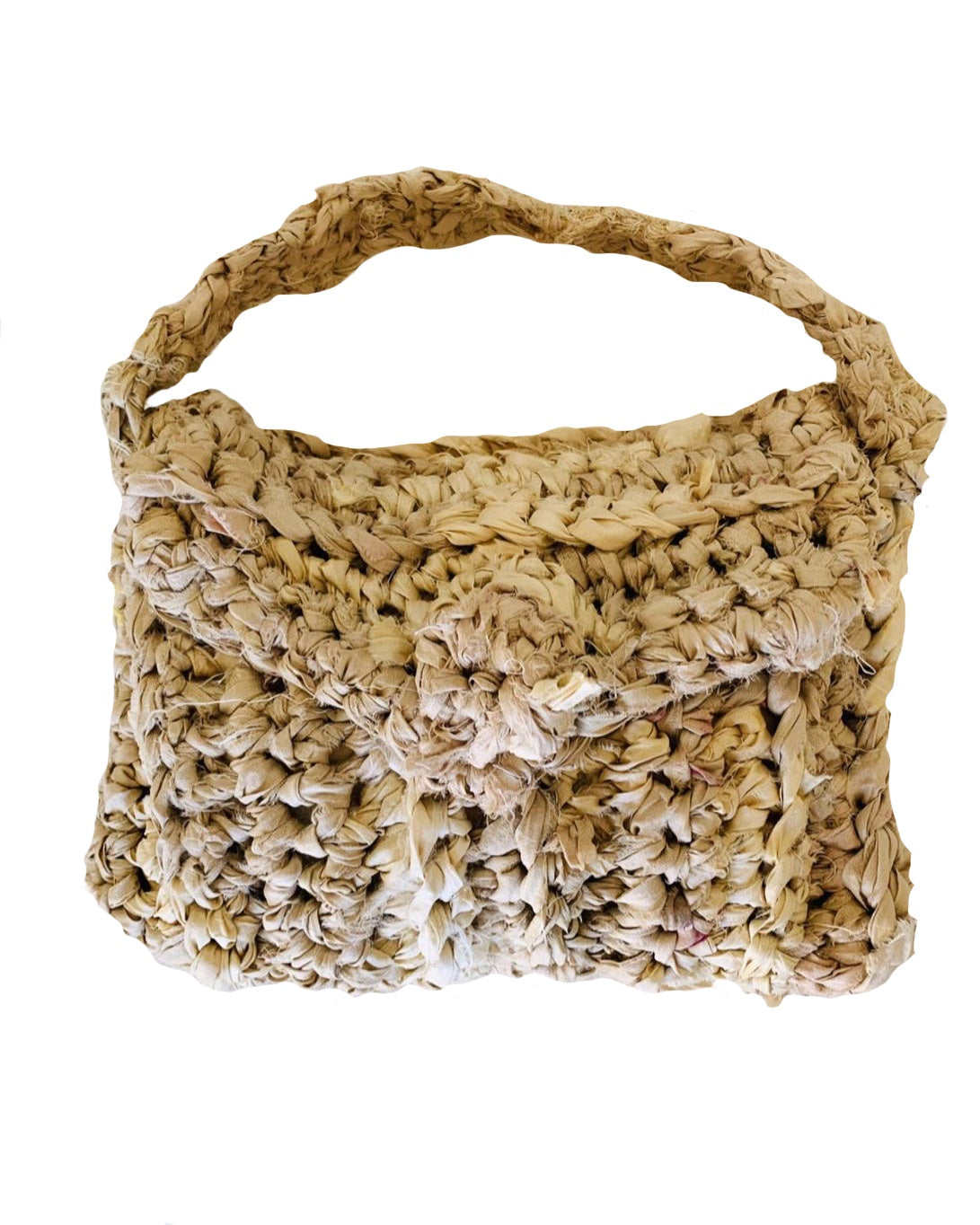 Ivory Silk Handbag