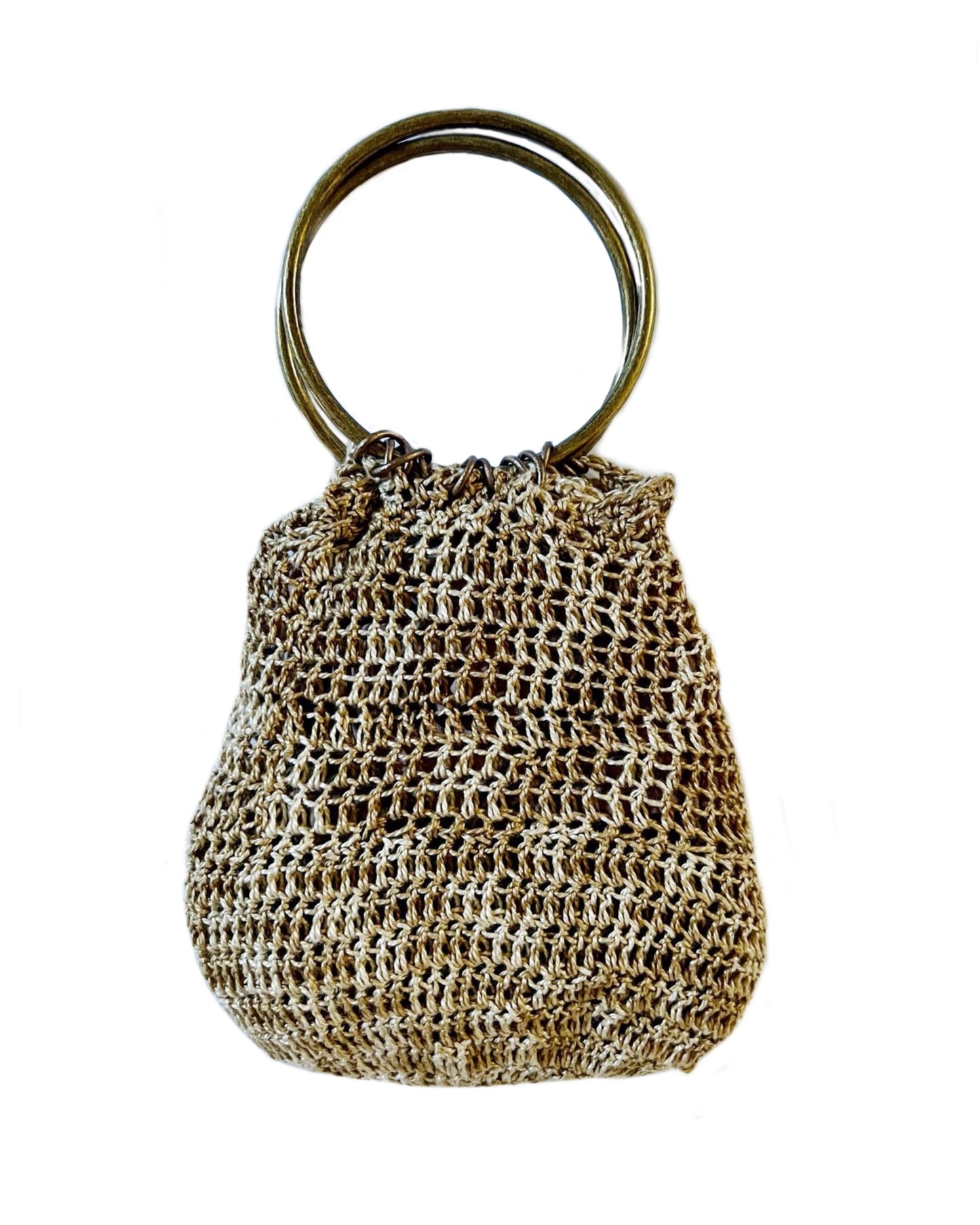 Antique Gold Hobo Bag