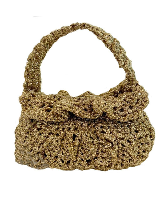 Gold Shimmer Hand Bag