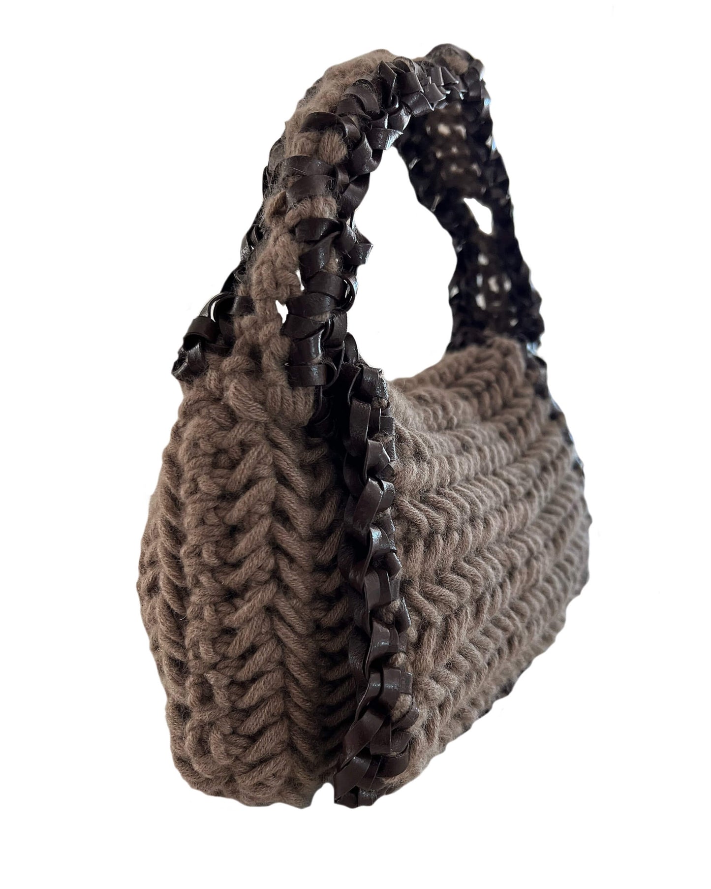 Taupe Cashmere Bag