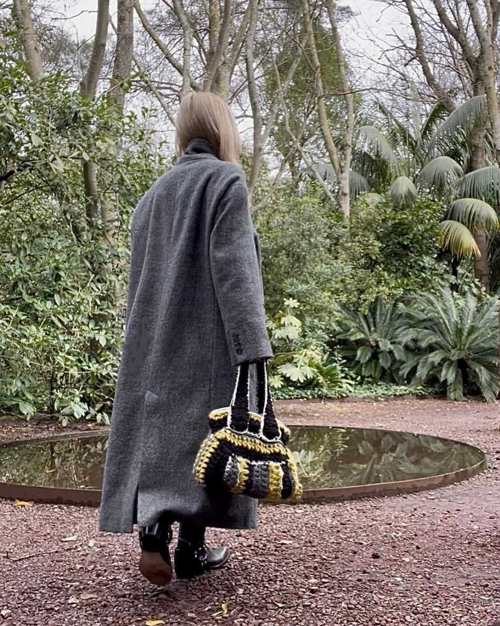 Multi Yellow Medium Bag