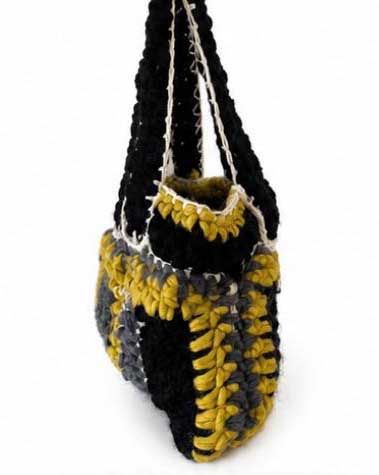 Multi Yellow Medium Bag