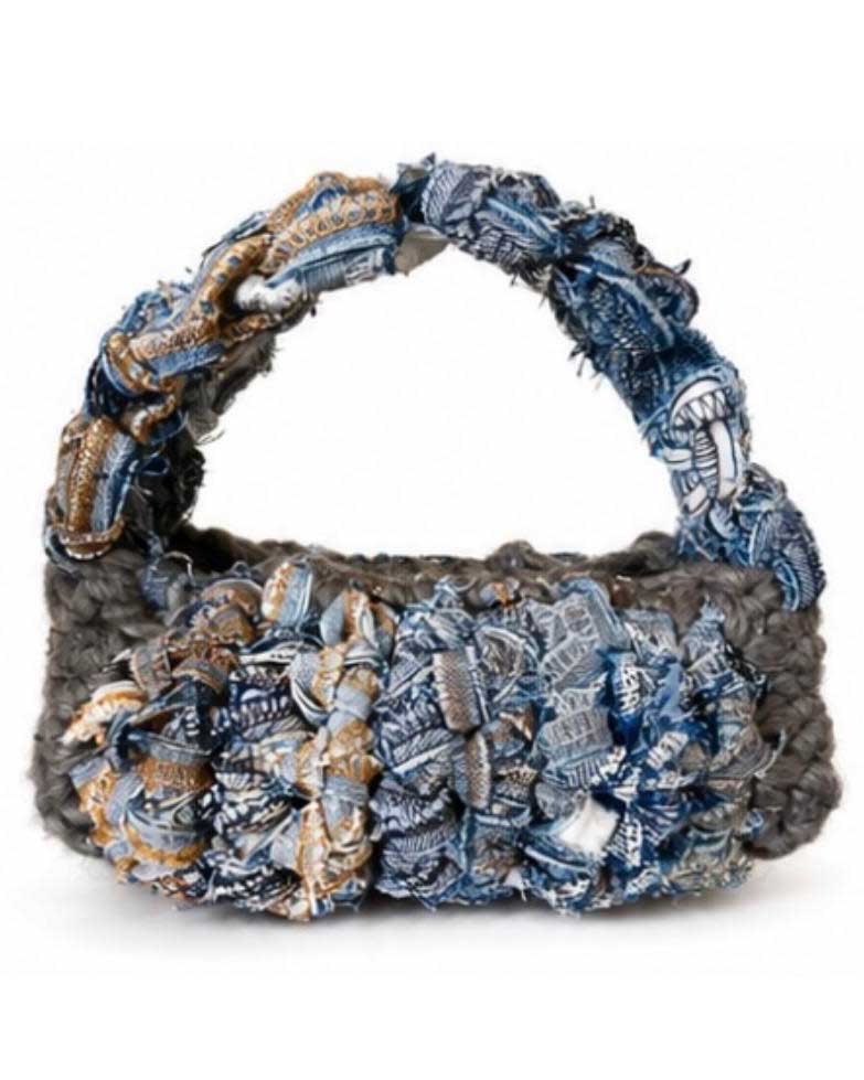 Mixed Denim Bag