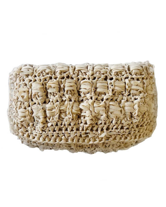 Raffia Clutch