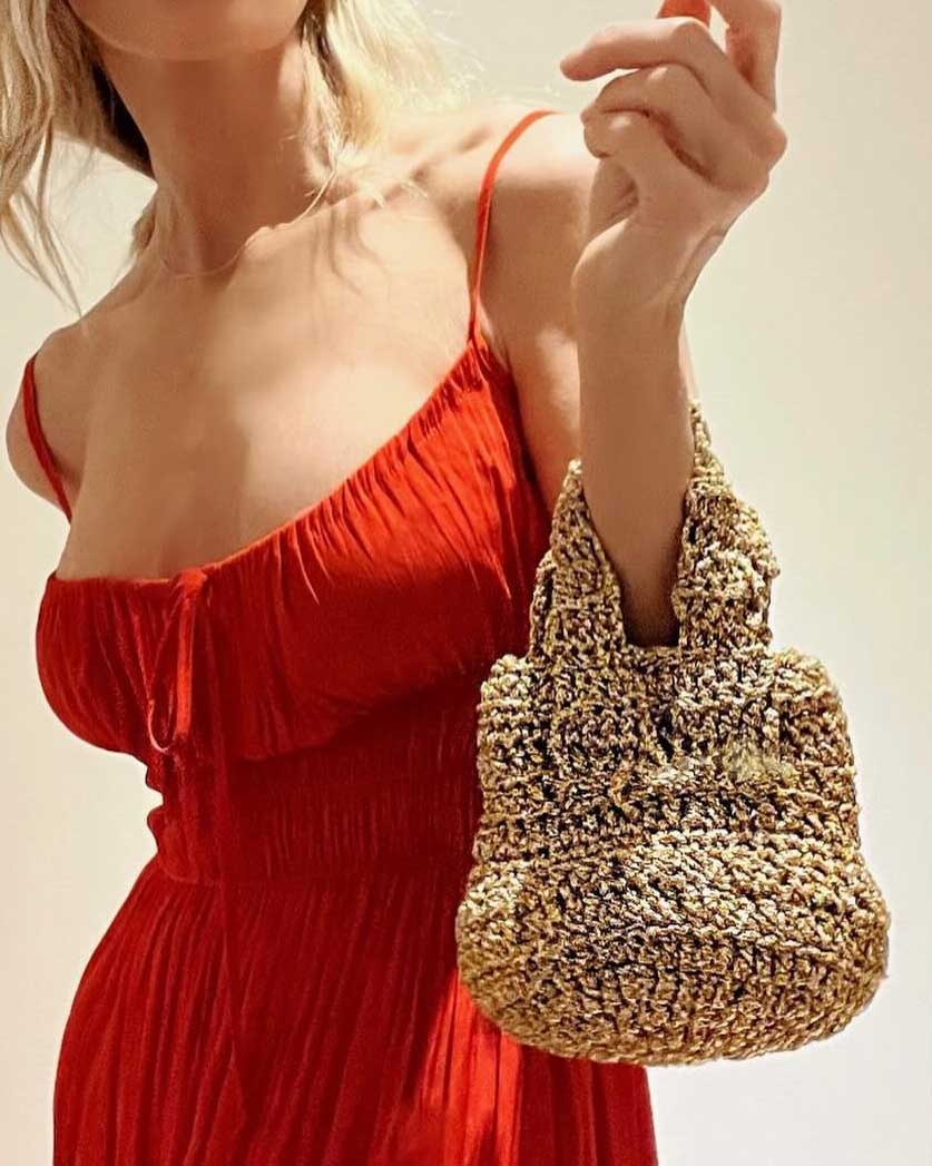 Golden Evening Bag