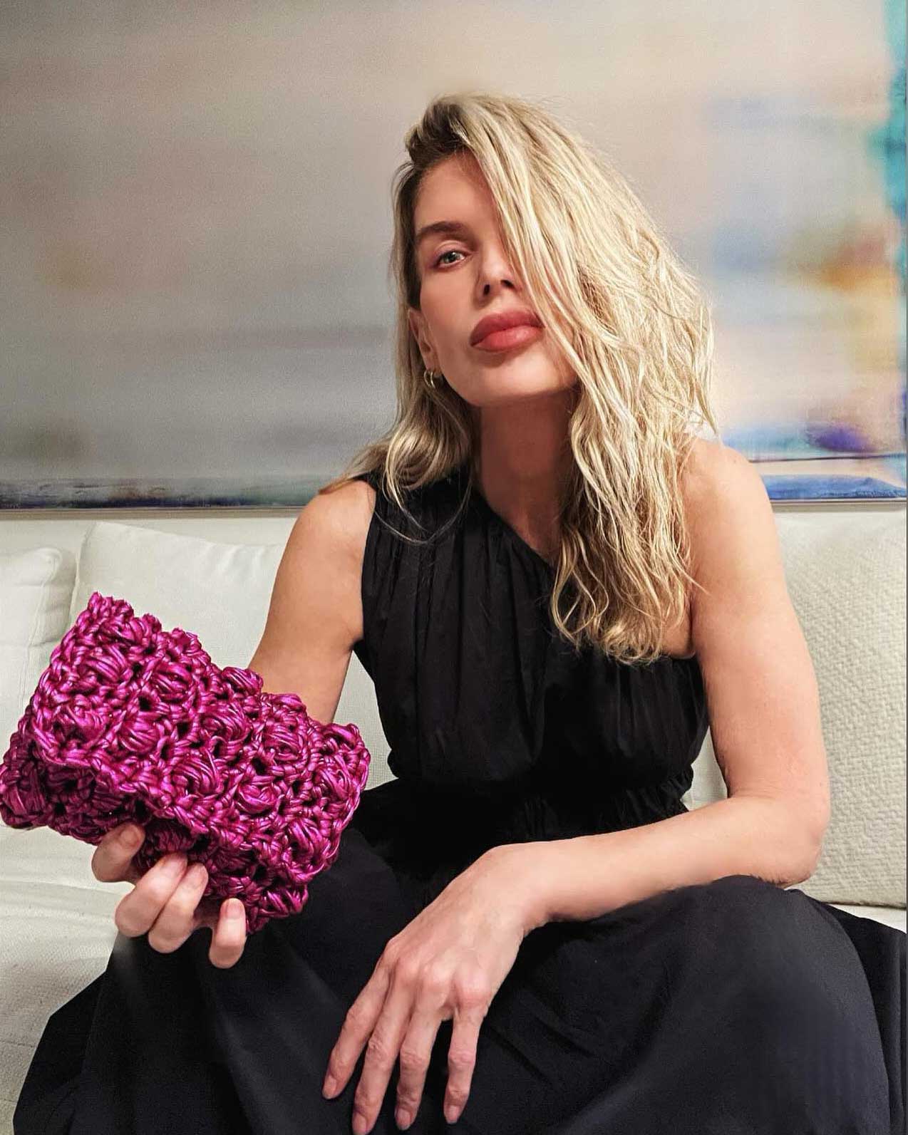 Petite Fuchsia Clutch