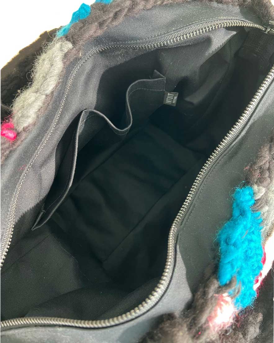 Retro Color Block Tote
