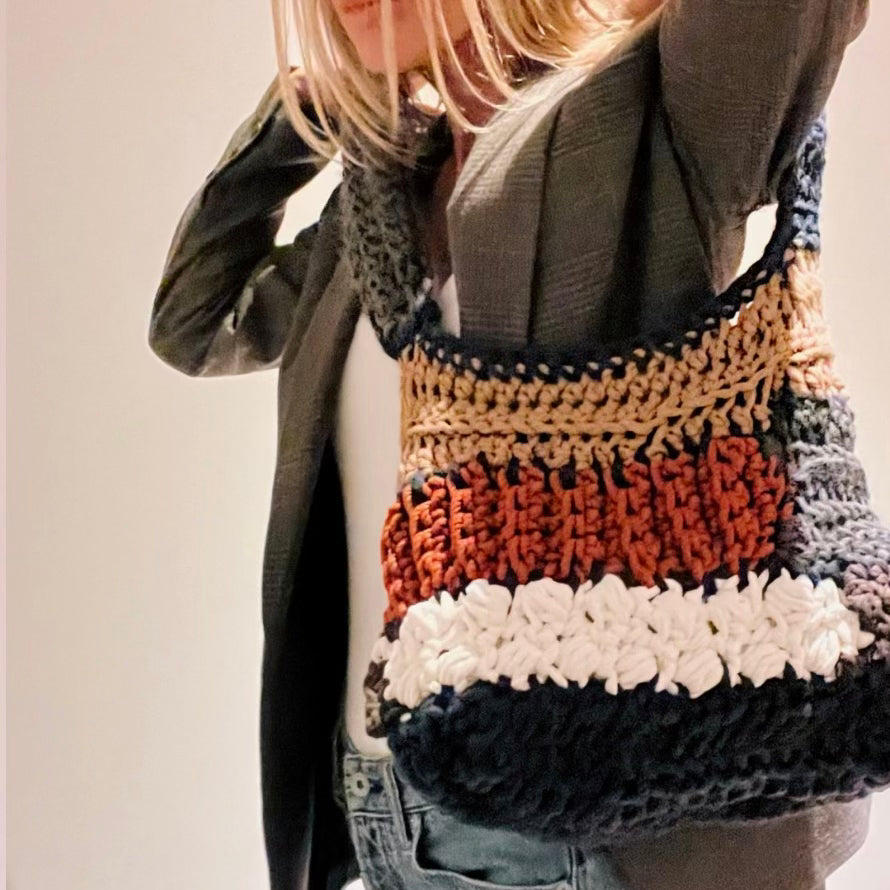 Color Block Sweater Crossbody